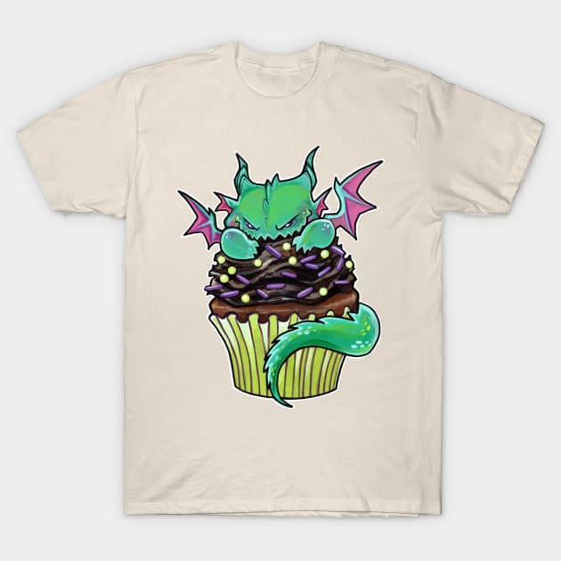 Cupcake dragon chocolate chompers T-Shirt by BiancaRomanStumpff